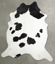 Black and White XX-Large Brazilian Cowhide Rug 8'3"H x 7'6"W #A54601 by Hudson Hides