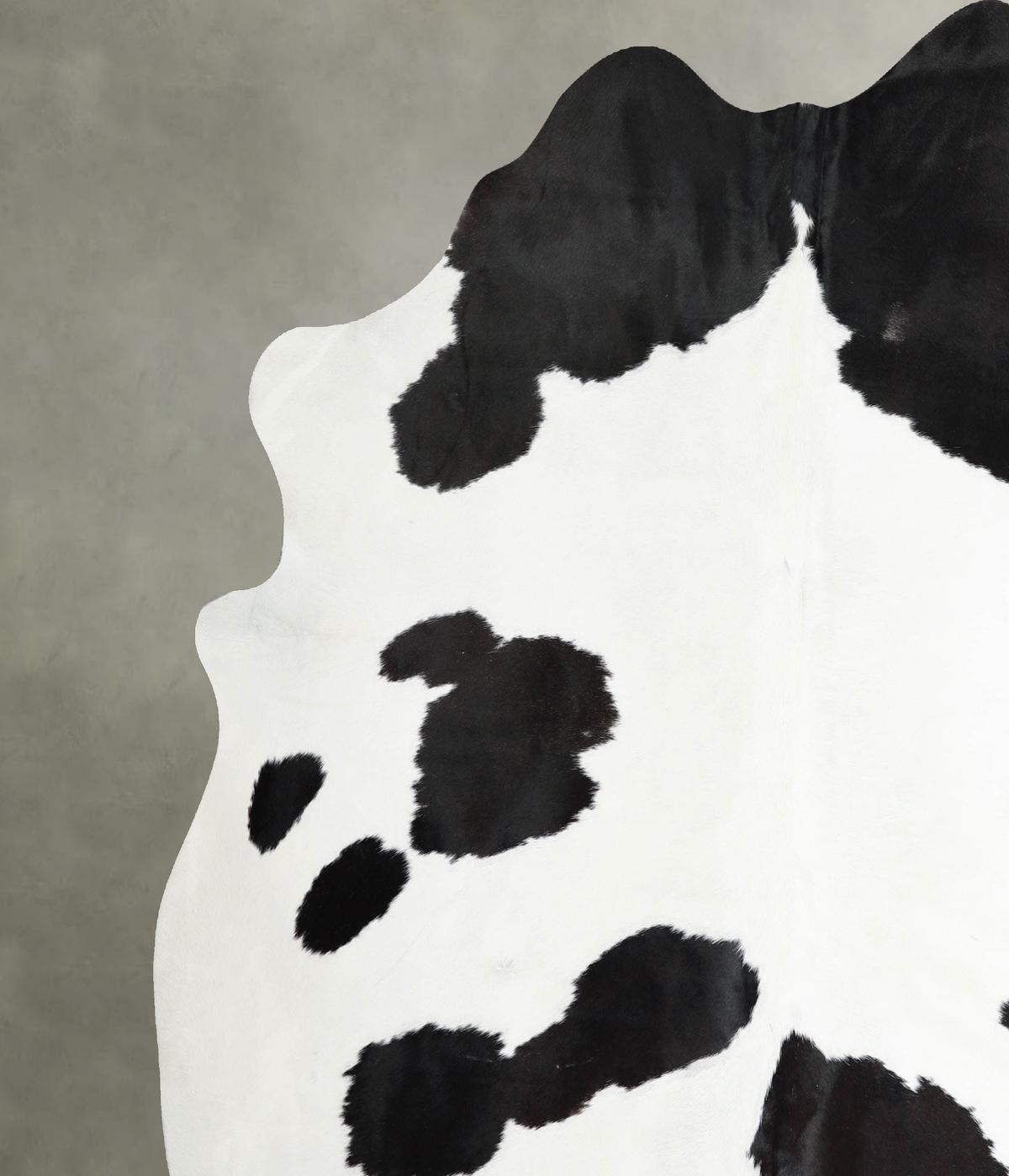 Black and White XX-Large Brazilian Cowhide Rug 8'3"H x 7'6"W #A54601 by Hudson Hides