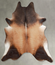 Warm Caramel XX-Large Brazilian Cowhide Rug 8'0"H x 7'0"W #A54602 by Hudson Hides
