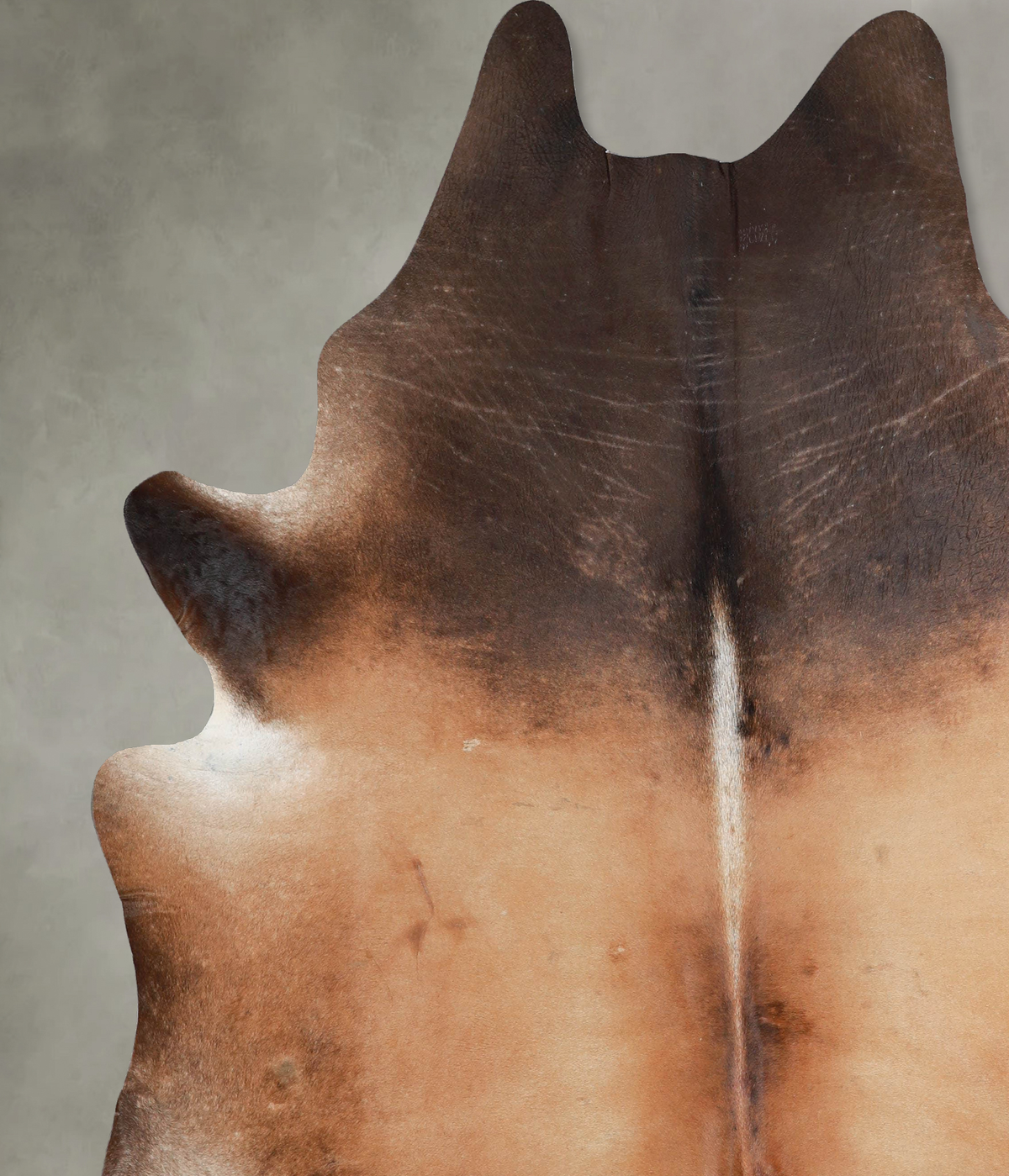 Warm Caramel XX-Large Brazilian Cowhide Rug 8'0"H x 7'0"W #A54602 by Hudson Hides