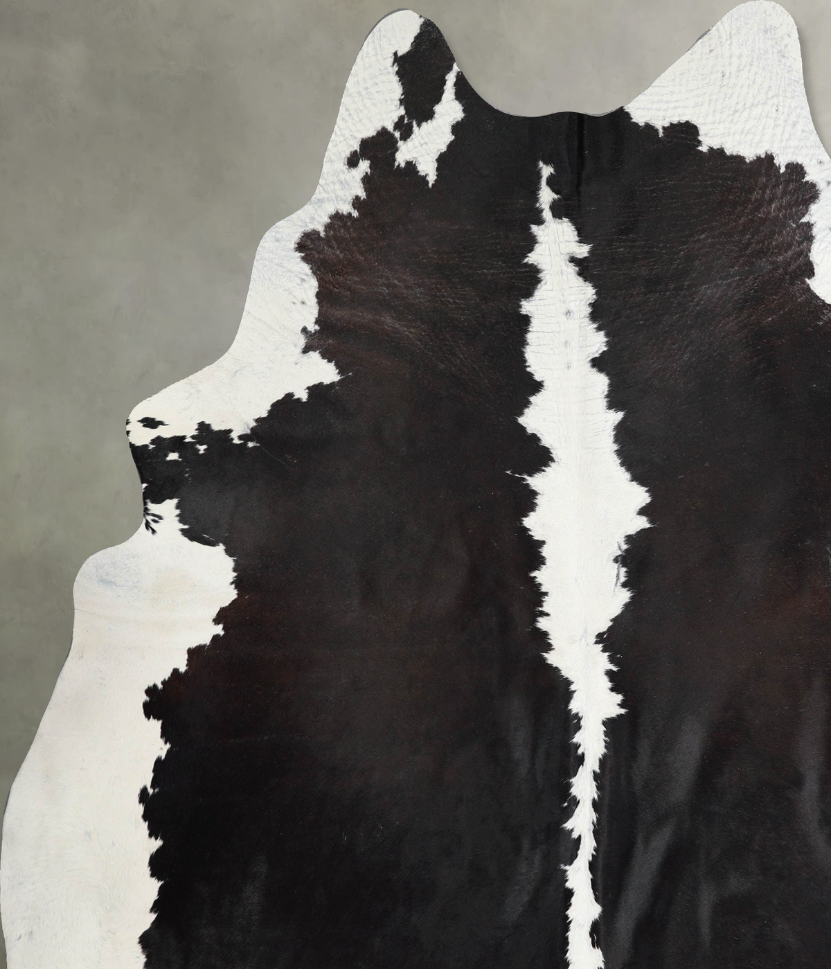 Chocolate and White XX-Large Brazilian Cowhide Rug 8'8"H x 7'1"W #A54604 by Hudson Hides