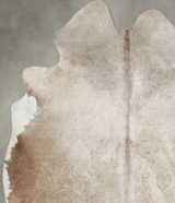 Taupe X-Large Brazilian Cowhide Rug 7'3"H x 6'1"W #A54605 by Hudson Hides