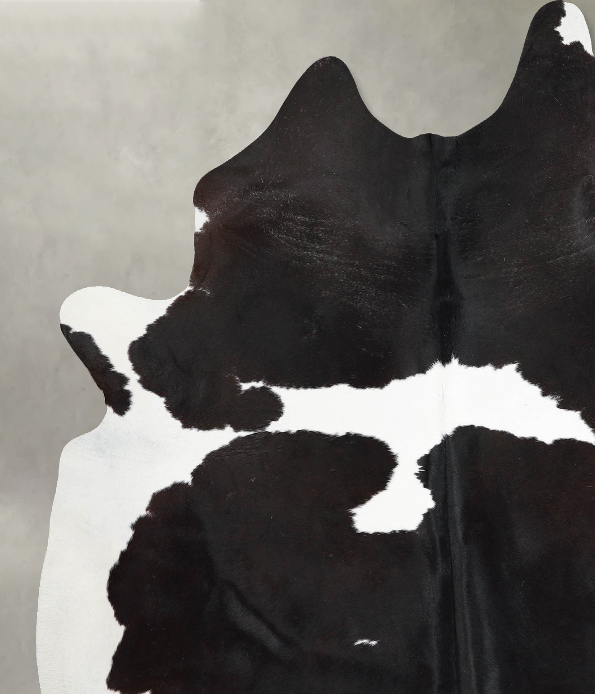 Black and White X-Large Brazilian Cowhide Rug 8'0"H x 6'3"W #A54609 by Hudson Hides