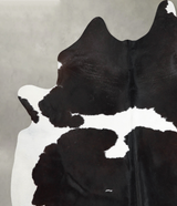 Black and White X-Large Brazilian Cowhide Rug 8'0"H x 6'3"W #A54609 by Hudson Hides