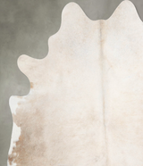 Champagne X-Large Brazilian Cowhide Rug 6'9"H x 6'4"W #A54613 by Hudson Hides
