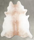 Light Caramel XX-Large Brazilian Cowhide Rug 7'7"H x 6'10"W #A54616 by Hudson Hides