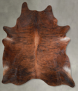 Medium Brindle XX-Large Brazilian Cowhide Rug 8'1"H x 6'4"W #A54623 by Hudson Hides