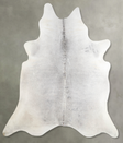 Medium Grey XX-Large Brazilian Cowhide Rug 7'7"H x 6'11"W #A54626 by Hudson Hides