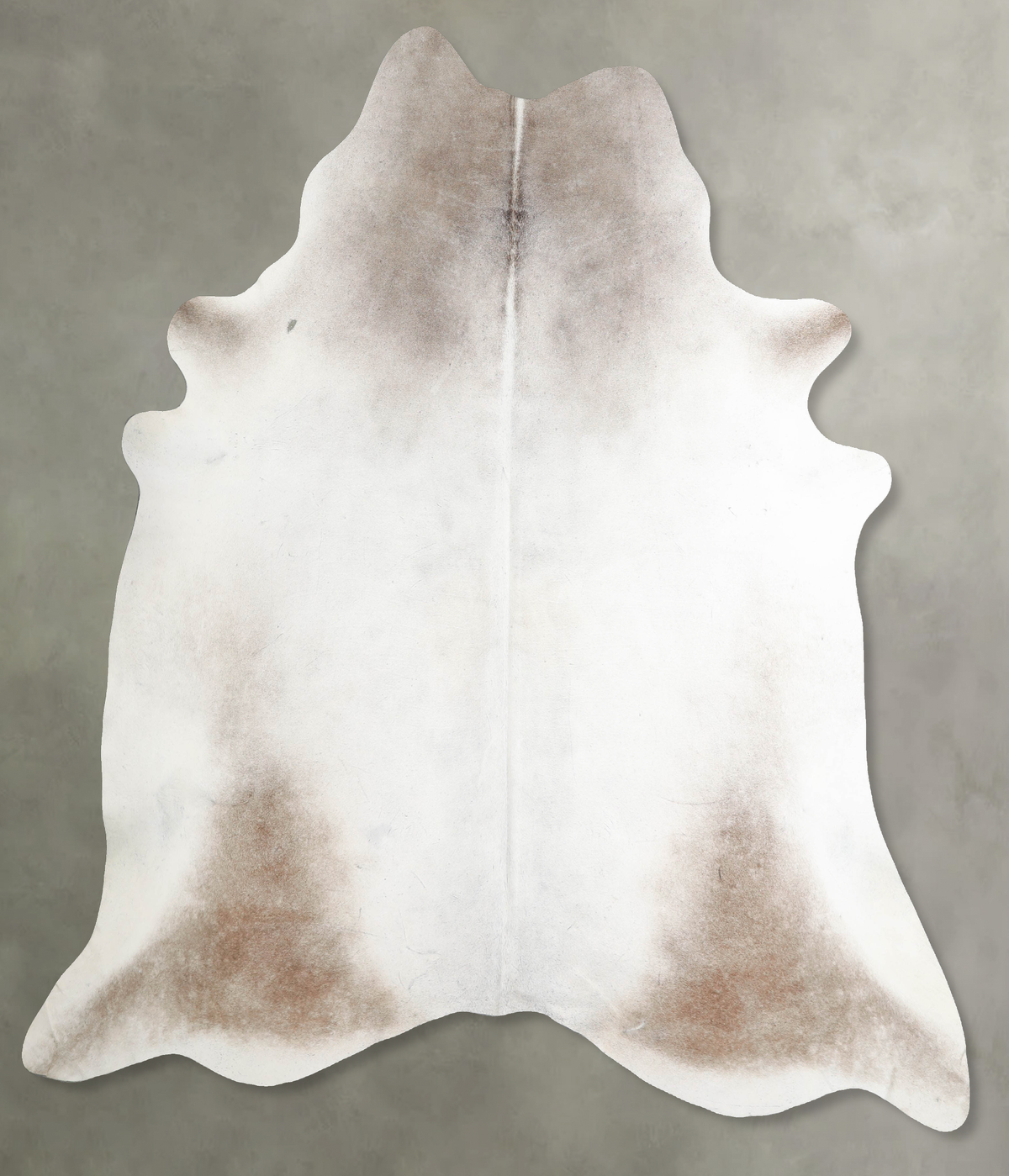 Grey with Beige Cowhide Rug #A54630