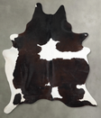 Chocolate and White XX-Large Brazilian Cowhide Rug 8'10"H x 6'6"W #A54632 by Hudson Hides