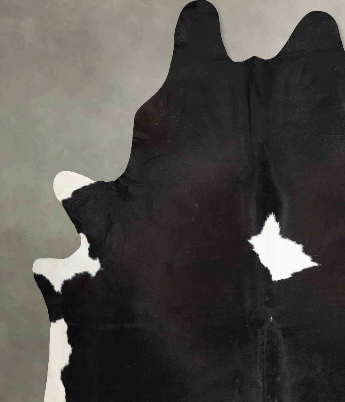 Black and White XX-Large Brazilian Cowhide Rug 9'3"H x 7'5"W #A54635 by Hudson Hides