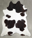 Black and White XX-Large Brazilian Cowhide Rug 8'10"H x 7'5"W #A54640 by Hudson Hides