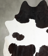 Black and White XX-Large Brazilian Cowhide Rug 8'10"H x 7'5"W #A54640 by Hudson Hides