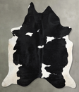 Black and White XX-Large Brazilian Cowhide Rug 9'0"H x 7'7"W #A54643 by Hudson Hides