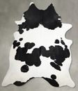 Black and White XX-Large Brazilian Cowhide Rug 8'8"H x 7'1"W #A54651 by Hudson Hides