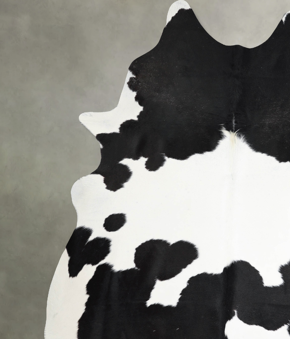 Black and White XX-Large Brazilian Cowhide Rug 8'8"H x 7'1"W #A54651 by Hudson Hides