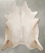 Champagne XX-Large Brazilian Cowhide Rug 8'3"H x 7'1"W #A54652 by Hudson Hides
