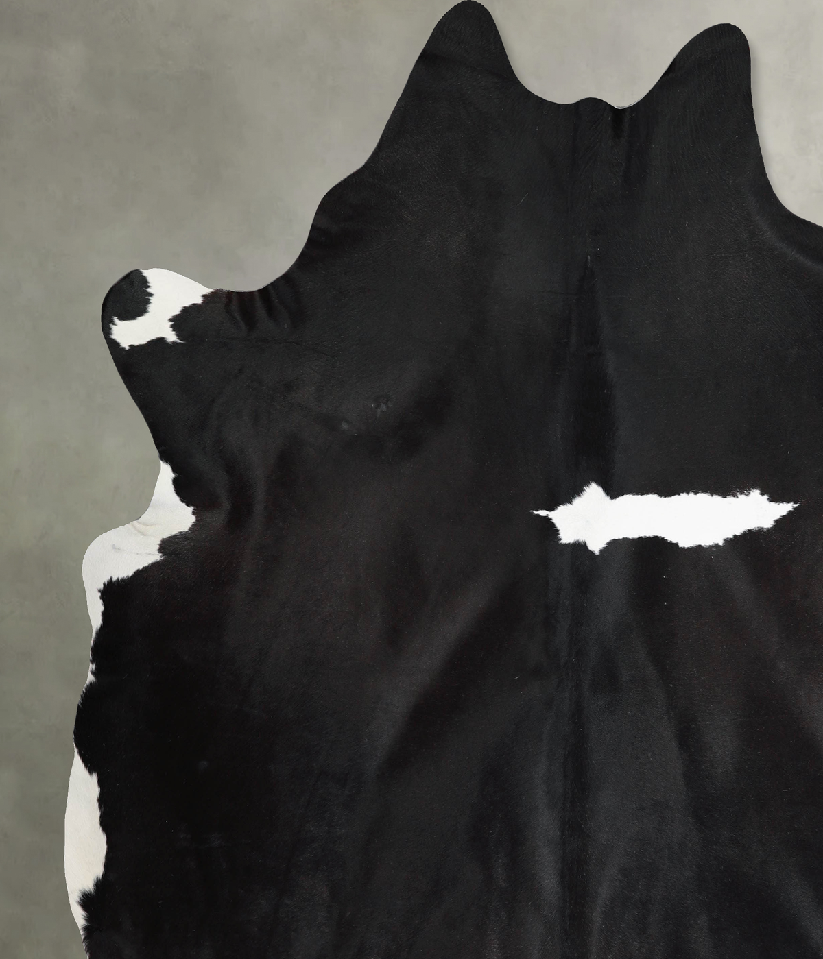 Black and White XX-Large Brazilian Cowhide Rug 8'8"H x 7'7"W #A54653 by Hudson Hides