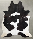 Black and White XX-Large Brazilian Cowhide Rug 8'0"H x 6'10"W #A54654 by Hudson Hides
