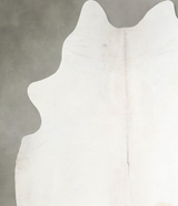 Ivory with Beige XX-Large Brazilian Cowhide Rug 8'1"H x 7'6"W #A54656 by Hudson Hides