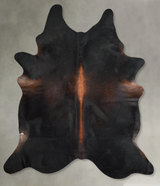Chocolate XX-Large Brazilian Cowhide Rug 7'11"H x 6'5"W #A54659 by Hudson Hides