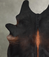 Chocolate XX-Large Brazilian Cowhide Rug 7'11"H x 6'5"W #A54659 by Hudson Hides