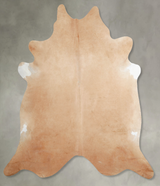 Beige XX-Large Brazilian Cowhide Rug 7'7"H x 7'6"W #A54661 by Hudson Hides