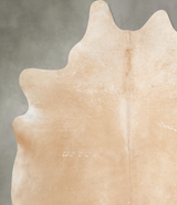 Beige XX-Large Brazilian Cowhide Rug 7'8"H x 6'8"W #A54662 by Hudson Hides