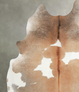 Grey with Beige XX-Large Brazilian Cowhide Rug 7'10"H x 6'7"W #A54671 by Hudson Hides