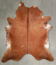 Solid Brown XX-Large Brazilian Cowhide Rug 9'3"H x 7'10"W #A54675 by Hudson Hides
