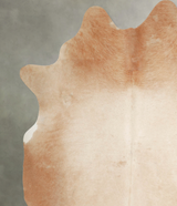 Beige X-Large Brazilian Cowhide Rug 7'8"H x 6'4"W #A54678 by Hudson Hides