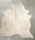 Champagne XX-Large Brazilian Cowhide Rug 7'9"H x 6'7"W #A54679 by Hudson Hides