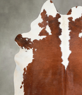 Hereford XX-Large Brazilian Cowhide Rug 8'0"H x 7'1"W #A54681 by Hudson Hides