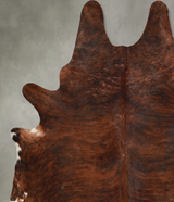 Dark Brindle XX-Large Brazilian Cowhide Rug 7'11"H x 6'11"W #A54683 by Hudson Hides