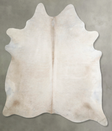 Champagne X-Large Brazilian Cowhide Rug 7'6"H x 6'5"W #A54684 by Hudson Hides