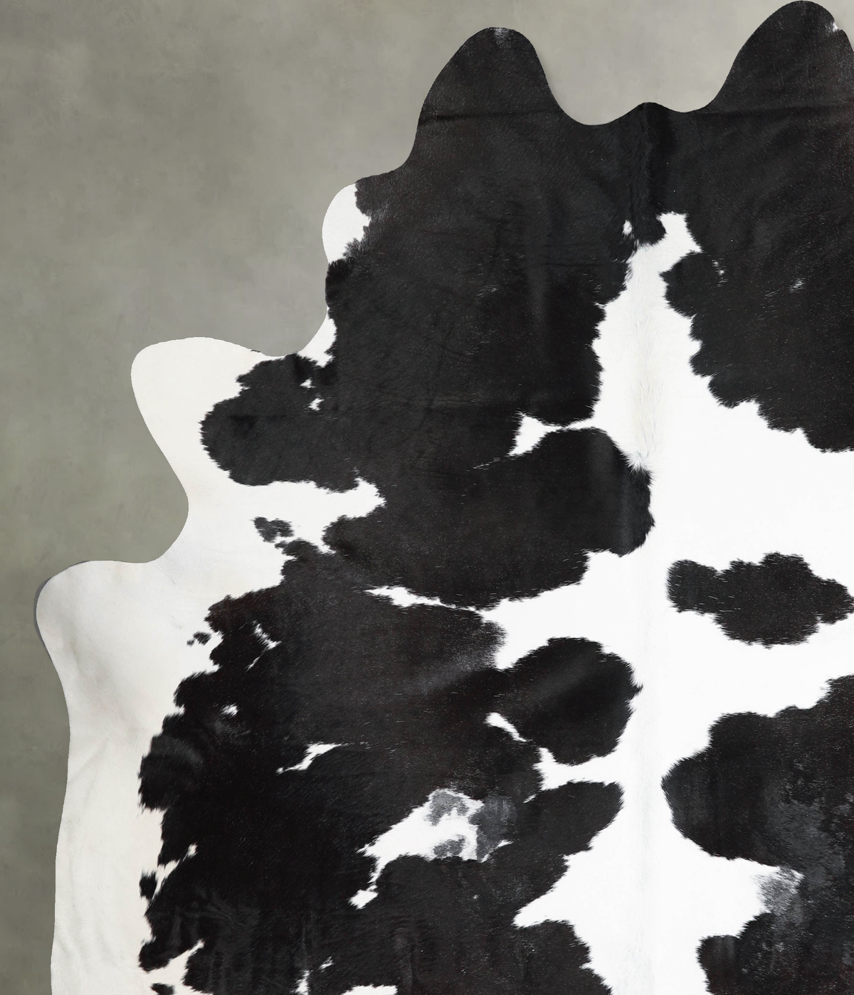 Black and White XX-Large Brazilian Cowhide Rug 8'7"H x 7'7"W #A54691 by Hudson Hides