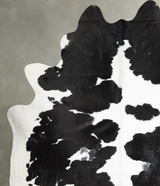 Black and White XX-Large Brazilian Cowhide Rug 8'7"H x 7'7"W #A54691 by Hudson Hides