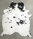 Black and White XX-Large Brazilian Cowhide Rug 8'4"H x 7'0"W #A54694 by Hudson Hides