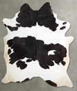 Black and White XX-Large Brazilian Cowhide Rug 8'10"H x 6'11"W #A54698 by Hudson Hides