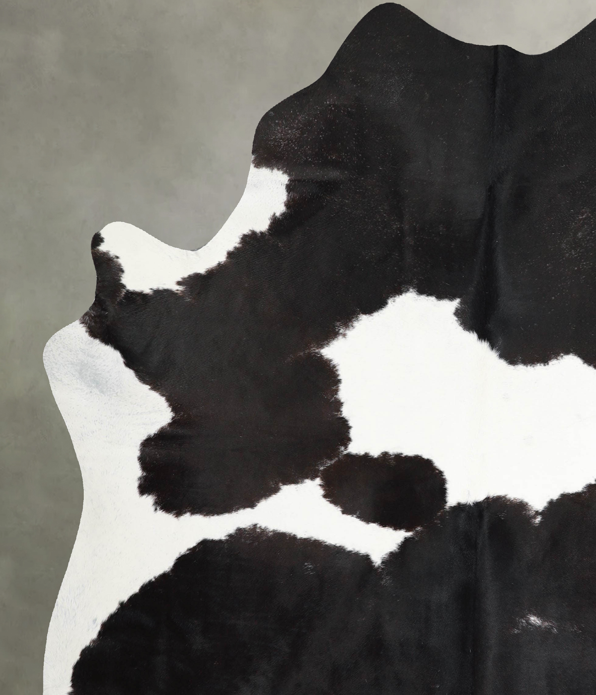 Black and White X-Large Brazilian Cowhide Rug 7'7"H x 6'0"W #A54703 by Hudson Hides