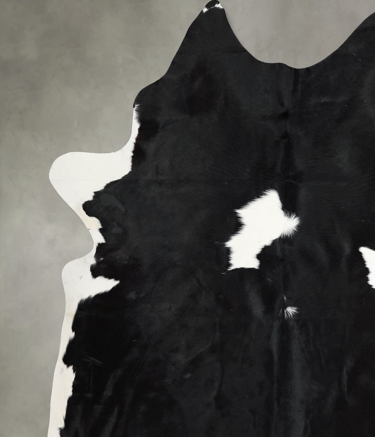 Black and White XX-Large Brazilian Cowhide Rug 8'4"H x 7'2"W #A54704 by Hudson Hides