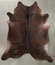 Chocolate XX-Large Brazilian Cowhide Rug 7'10"H x 7'0"W #A54709 by Hudson Hides
