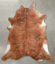 Medium Brindle XX-Large Brazilian Cowhide Rug 7'7"H x 7'4"W #A54711 by Hudson Hides