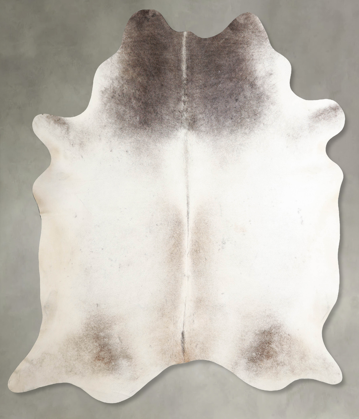 Grey with Beige Cowhide Rug #A54718