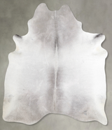 Light Grey X-Large Brazilian Cowhide Rug 7'5"H x 6'5"W #A54719 by Hudson Hides
