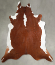 Hereford XX-Large Brazilian Cowhide Rug 8'2"H x 7'10"W #A54725 by Hudson Hides