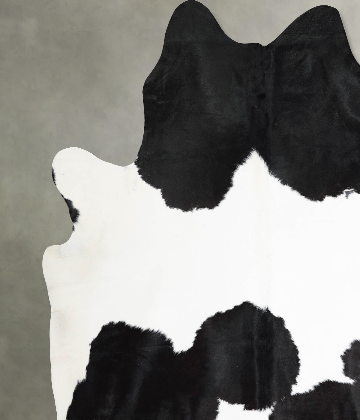 Black and White XX-Large Brazilian Cowhide Rug 8'4"H x 7'3"W #A54727 by Hudson Hides