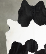 Black and White XX-Large Brazilian Cowhide Rug 8'4"H x 7'3"W #A54727 by Hudson Hides