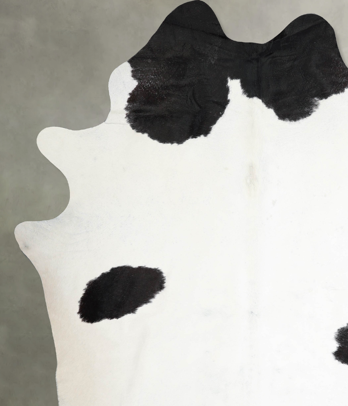 Black and White XX-Large Brazilian Cowhide Rug 8'1"H x 6'6"W #A54728 by Hudson Hides