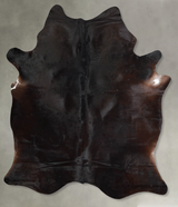 Chocolate X-Large Brazilian Cowhide Rug 7'6"H x 6'0"W #A54729 by Hudson Hides